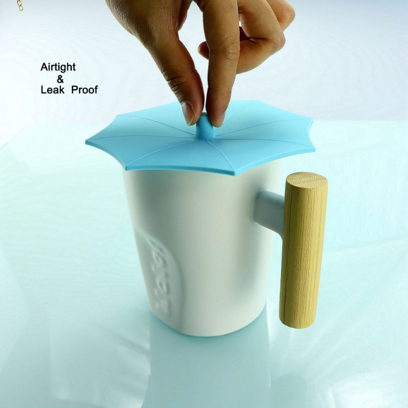 Wholesale 10pcs Creative Silicone Umbrella Covers and Silicone Cup Covers